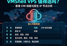 VmShell VPS怎么样？香港CMI线路、原生IP节点与网络性能-djvps820