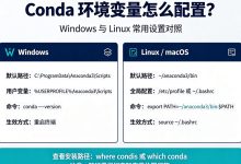 Conda环境变量怎么配置？Windows和Linux设置-djvps820