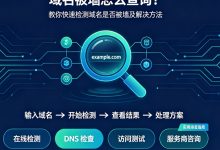 域名被墙怎么查询？教你快速检测域名是否被墙及解决方法-djvps820