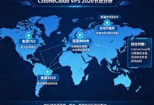 CstoneCloud VPS怎么样?2026年香港CN2、美国9929与英国住宅双ISP节点-djvps820